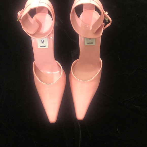 Bakers Shoes - Bakers Pink Ankle Strap heels size 8.5